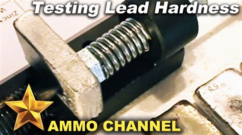 lead bullet hardness test|cast bullet lead hardness check.